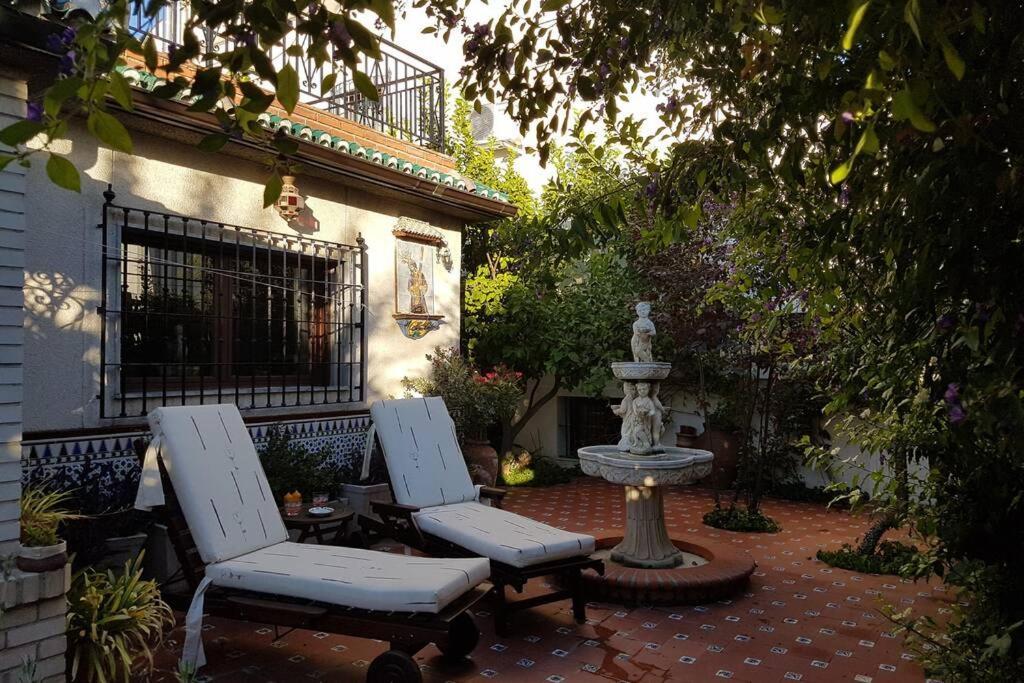 Casa En Granada Con Hermoso Jardin, Parking Calle Extérieur photo